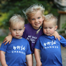 Load image into Gallery viewer, World Changer Toddler Crew - Royal Blue ~ SALE
