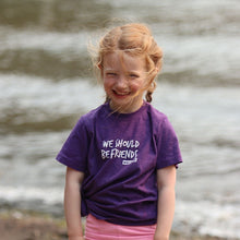 Load image into Gallery viewer, We Should Be Friends. Toddler Crew - Purple ~ SALE
