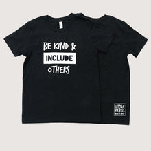 Load image into Gallery viewer, Be Kind &amp; Include Others Youth Crew - Black
