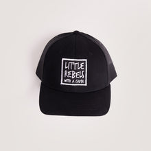 Load image into Gallery viewer, Little Rebels with a Cause Hat - Black
