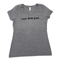 Load image into Gallery viewer, raise them kind Women's V-neck - Grey
