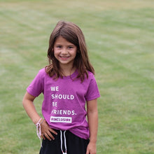 Load image into Gallery viewer, We Should Be Friends. Youth Crew - Magenta ~ SALE
