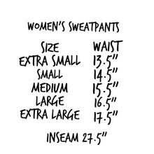 Load image into Gallery viewer, Skelly Women's Sweatpants ~ Black
