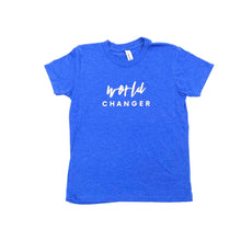 Load image into Gallery viewer, World Changer Youth Crew - Heather Blue ~ SALE
