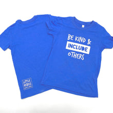 Load image into Gallery viewer, Be Kind &amp; Include Others Youth Crew - Blue
